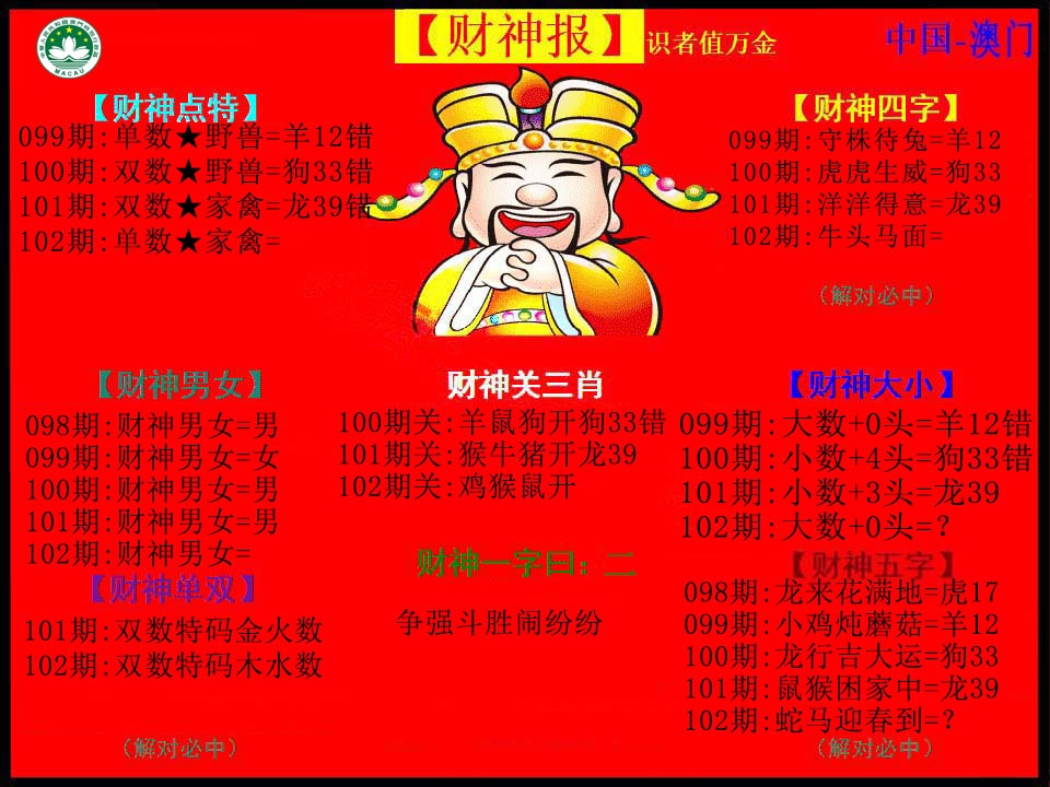 102期红财神[图]